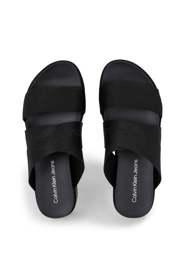 Springfield Women's Calvin Klein Jeans platform sandal black