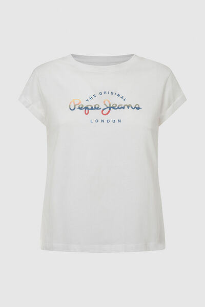 Springfield T-shirt Básica Com Logo  branco