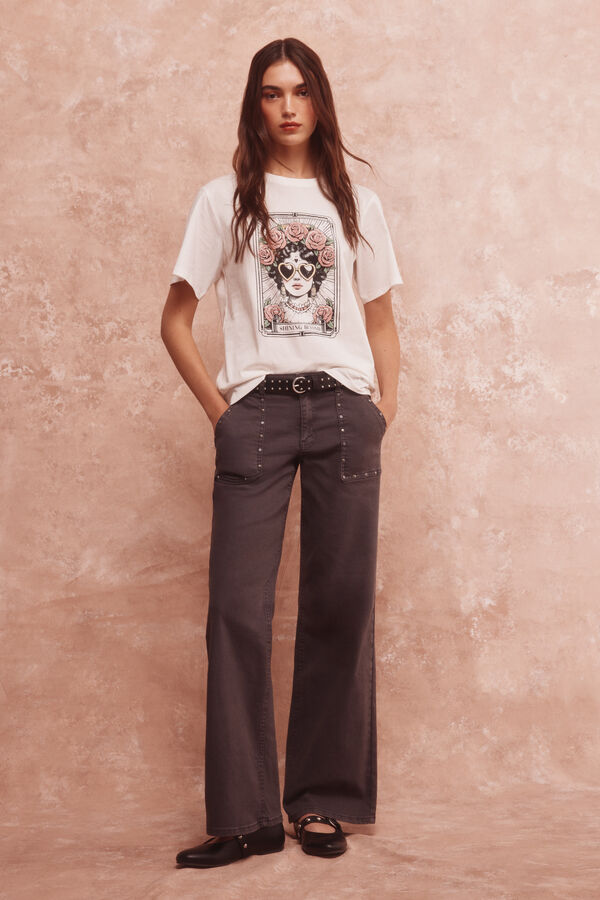 Springfield "Shinning Beyond" T-shirt printed