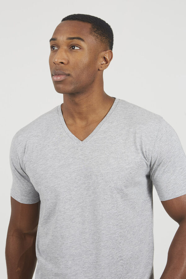 Brave Soul Essential short-sleeved T-shirt grey