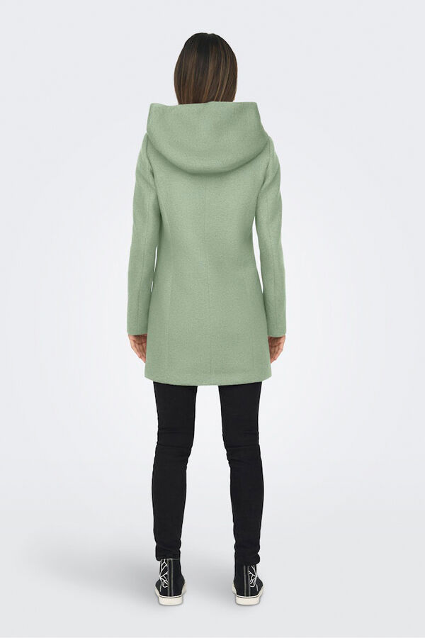 Only Midi-Mantel aus Stoff Grau