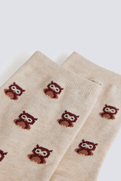 Springfield Meias compridas com corujas