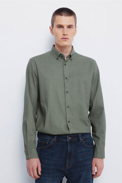 Springfield Two-tone structured dress shirt