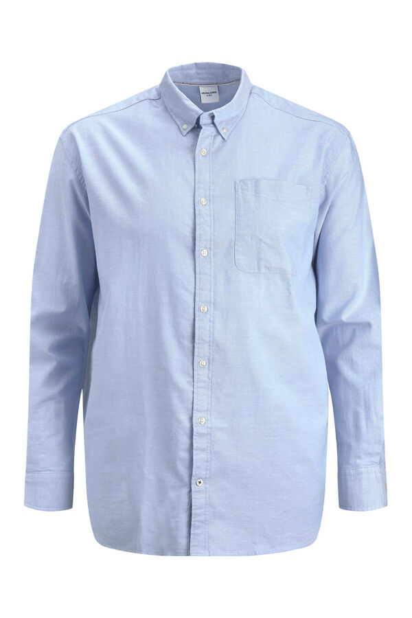 Springfield Camisa slim fit PLUS azul medio