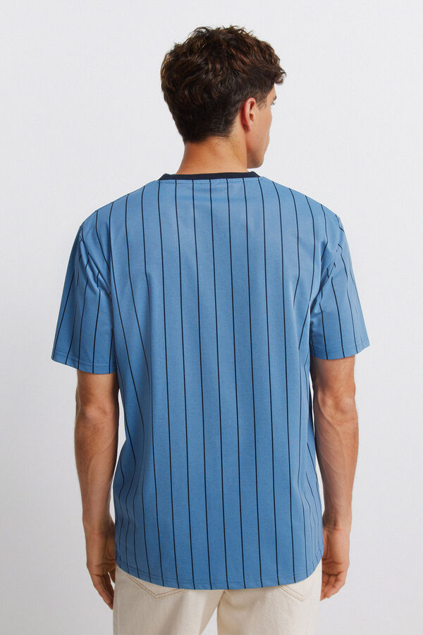 Springfield Ohlala football T-shirt blue