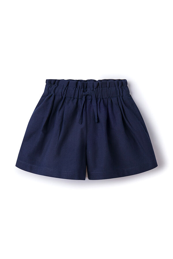 Springfield Girls' linen shorts navy