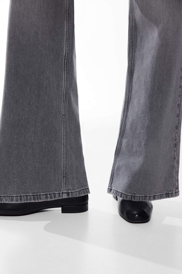 Springfield Straight wide-leg jeans grey