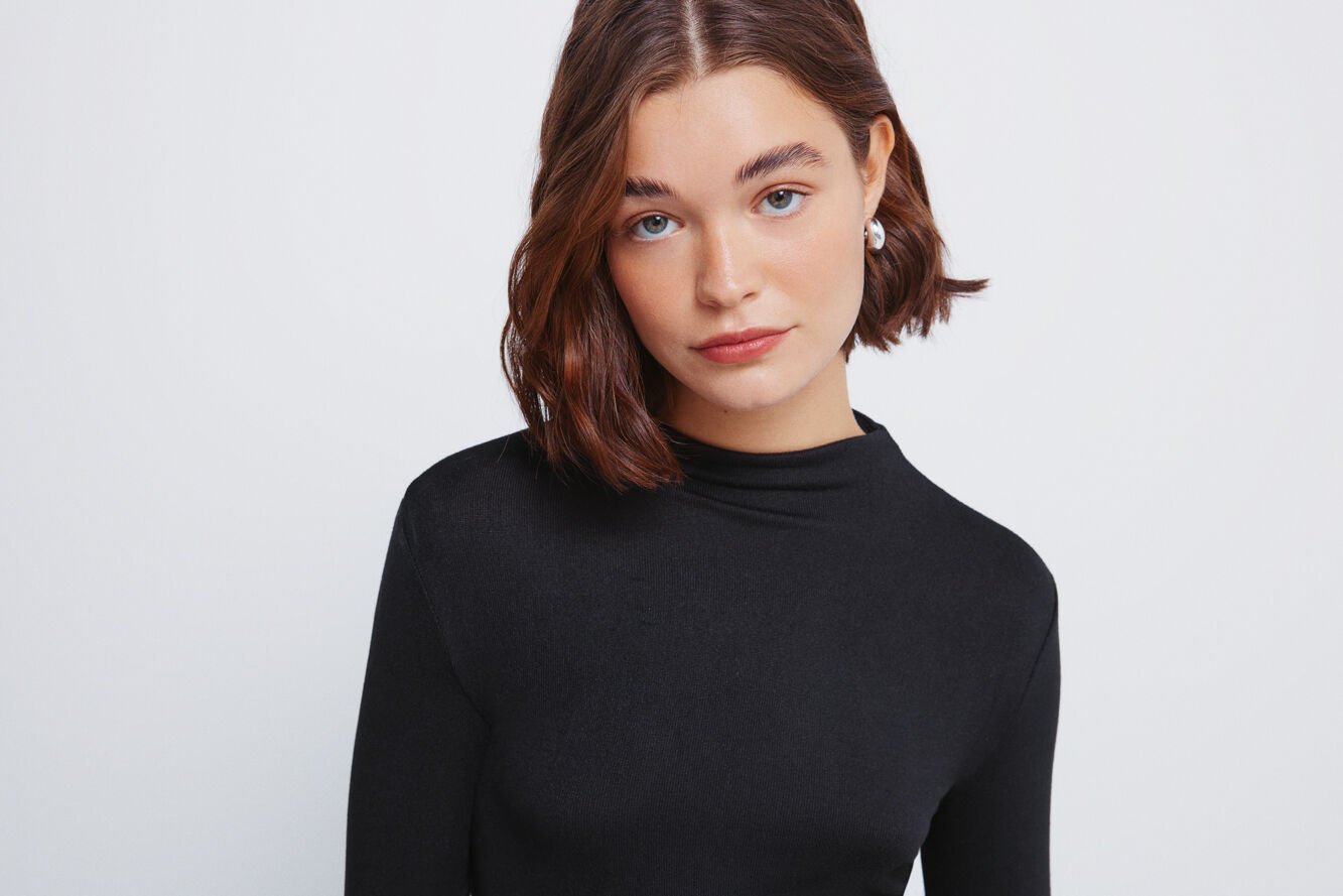 Springfield Soft touch Perkins neck T-shirt