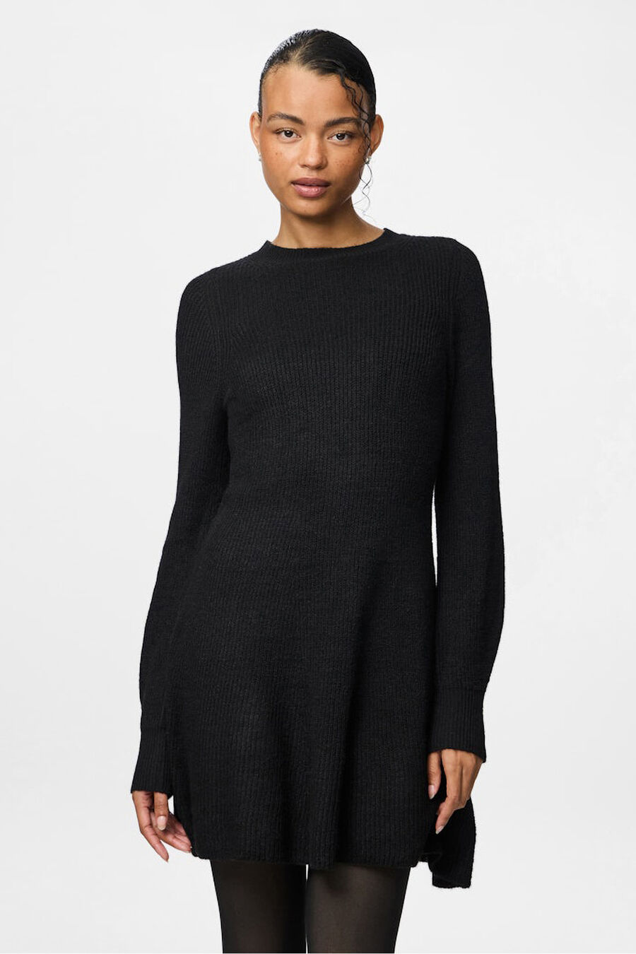 Vestido punto corto puños