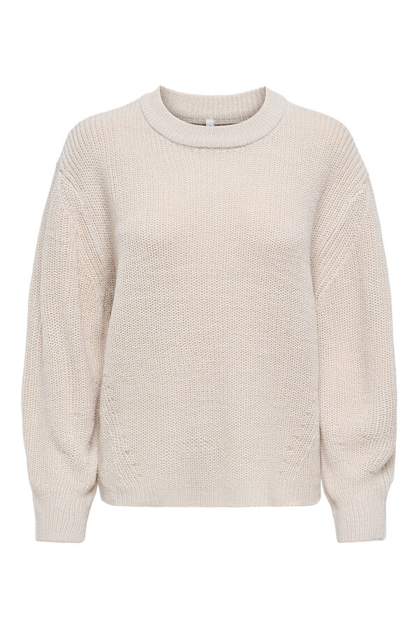 Only Round neck jumper marron