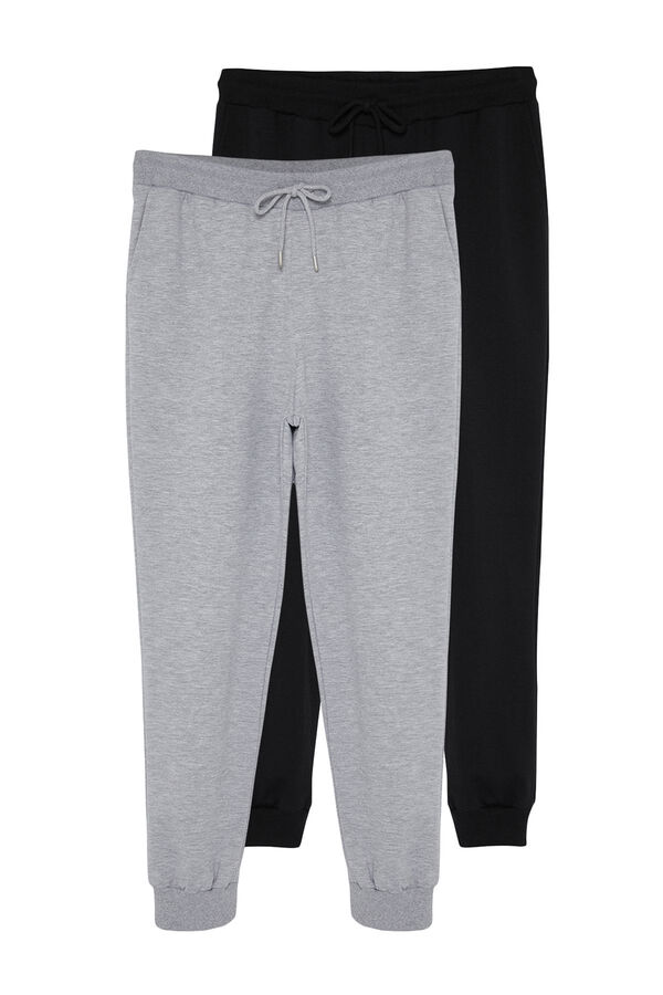 Trendyol Sports trousers pack Crna