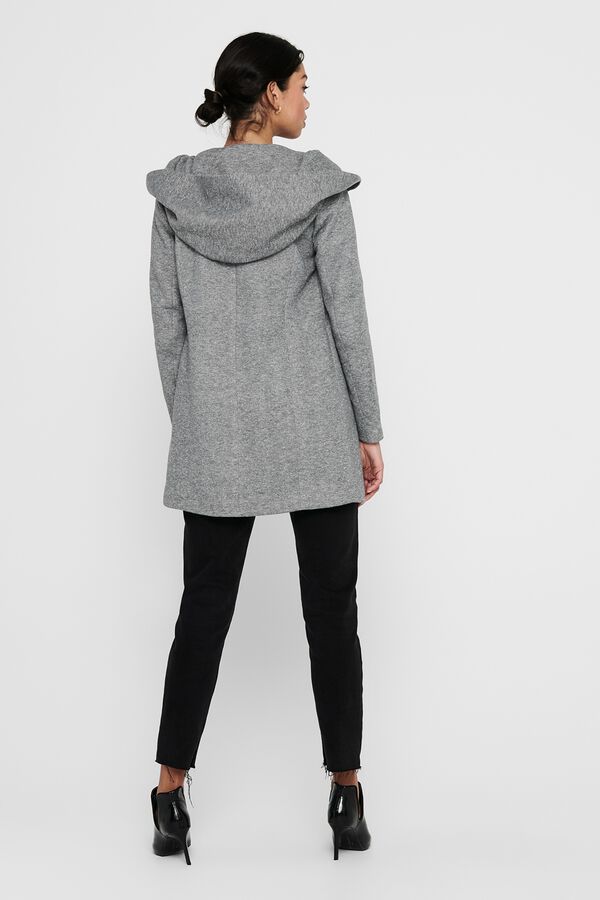 Only Midi cloth coat grey