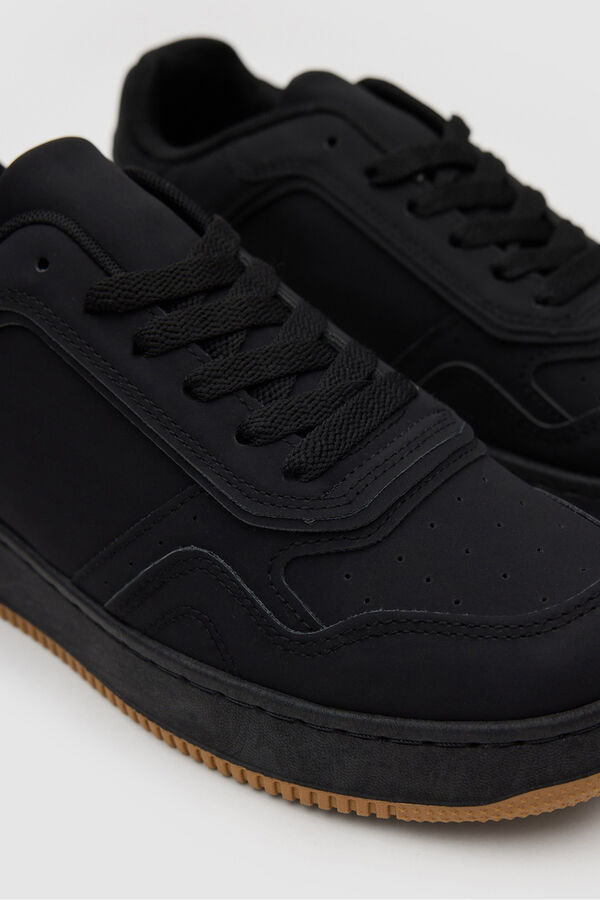 Inside Deportiva Casual Combinada negro