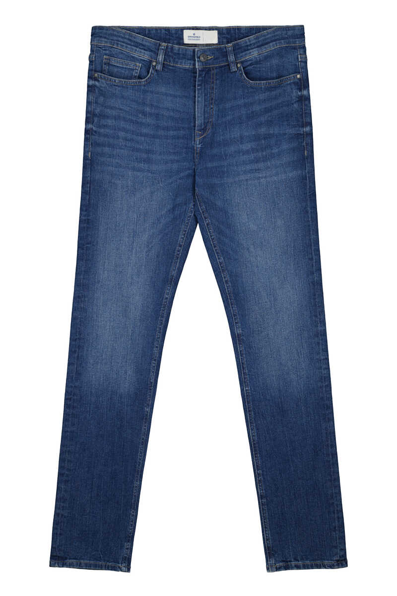 Springfield Jeans skinny lavé clair bleu