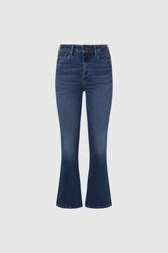 Springfield Bootcut high-rise jeans bluish