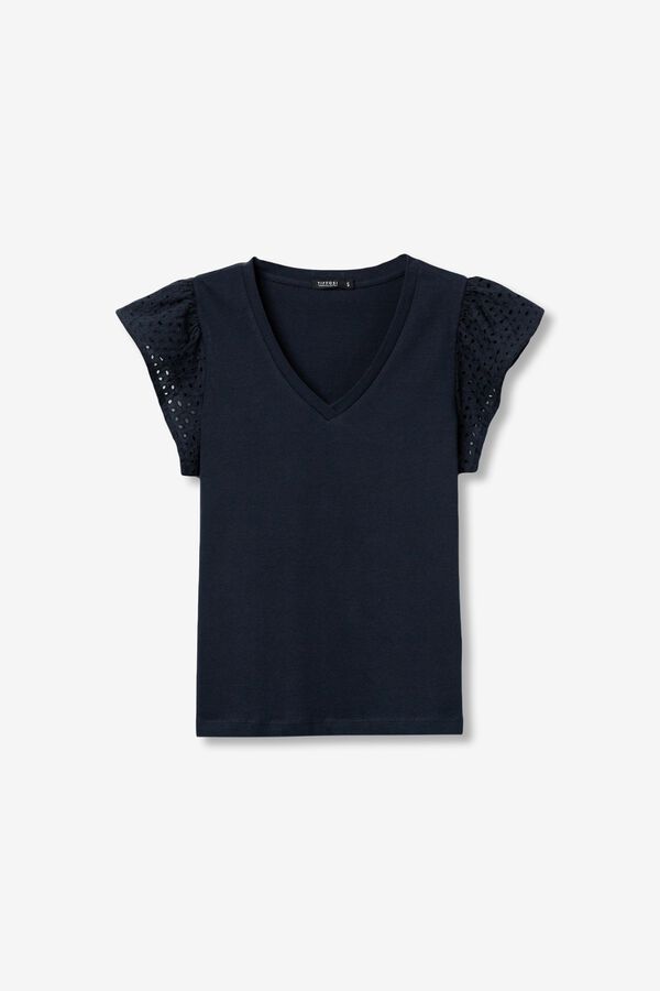 Tiffosi Short-sleeved T-shirt bleu