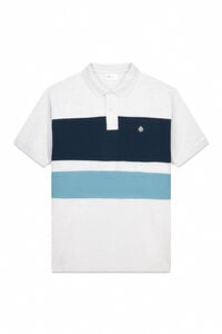 Springfield Regular fit color block piqu&eacute; polo shirt