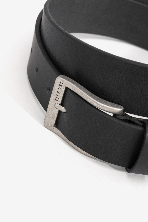 Tiffosi Leather belt black