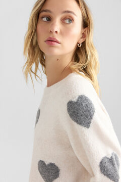 Springfield Heart print jumper