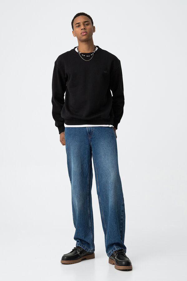 Tiffosi Young Sudadera Regular con logo negro