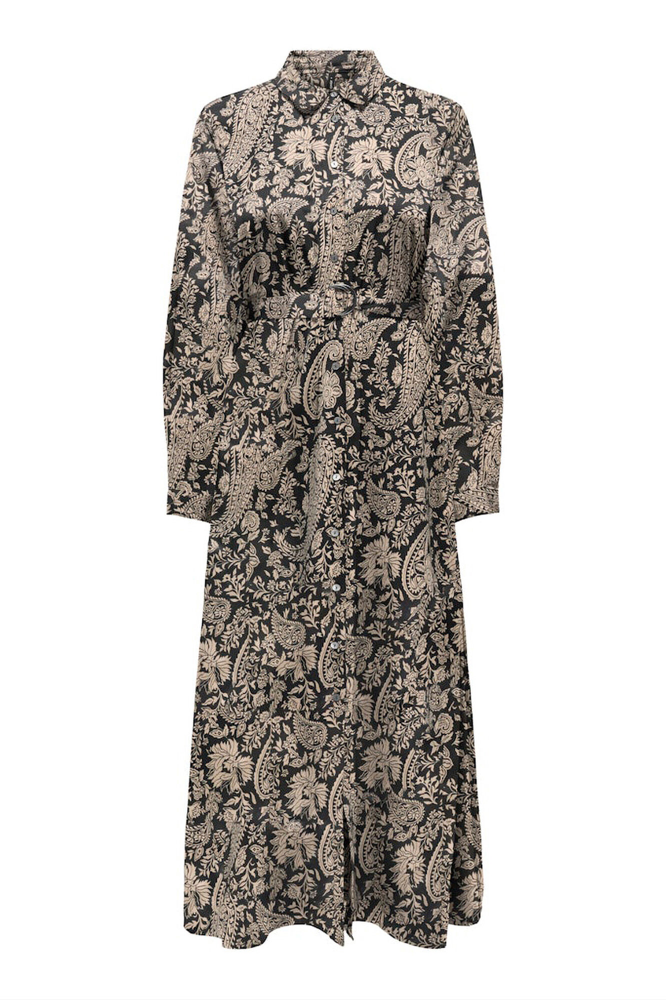 Only Vestido longo de cetim