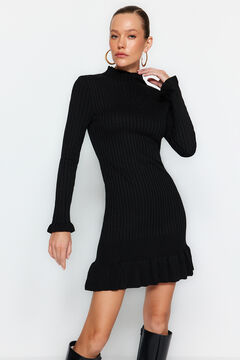 Trendyol Vestido mini ajustado volantes