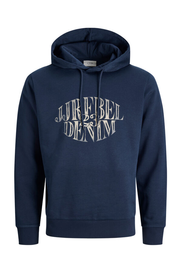 JJ REBEL Sweatshirt mit Kapuze Blau