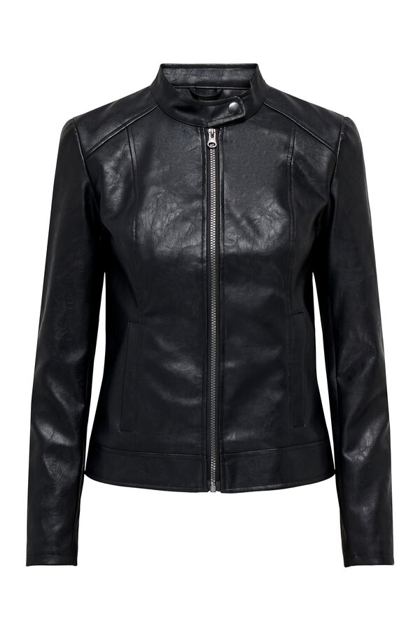 JDY Biker jacket black