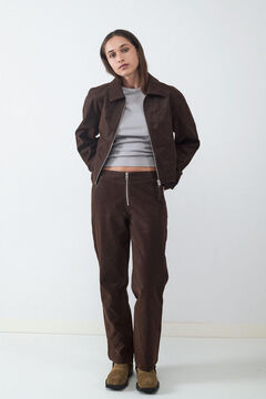 Balmohk Chaqueta corta efecto desgastado