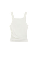 Koton Draped sleeveless blouse brown