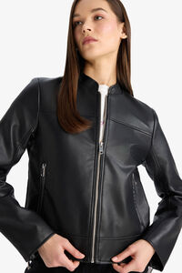 DeFacto Cazadora motera efecto piel