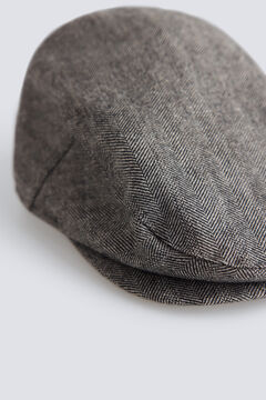 Springfield Textured flat cap