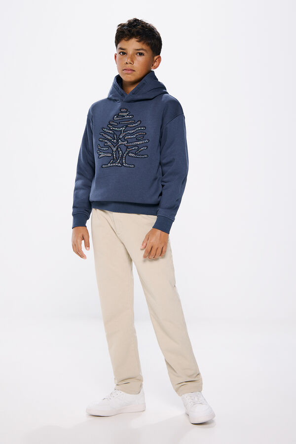 Springfield Tree sweatshirt for kids plava