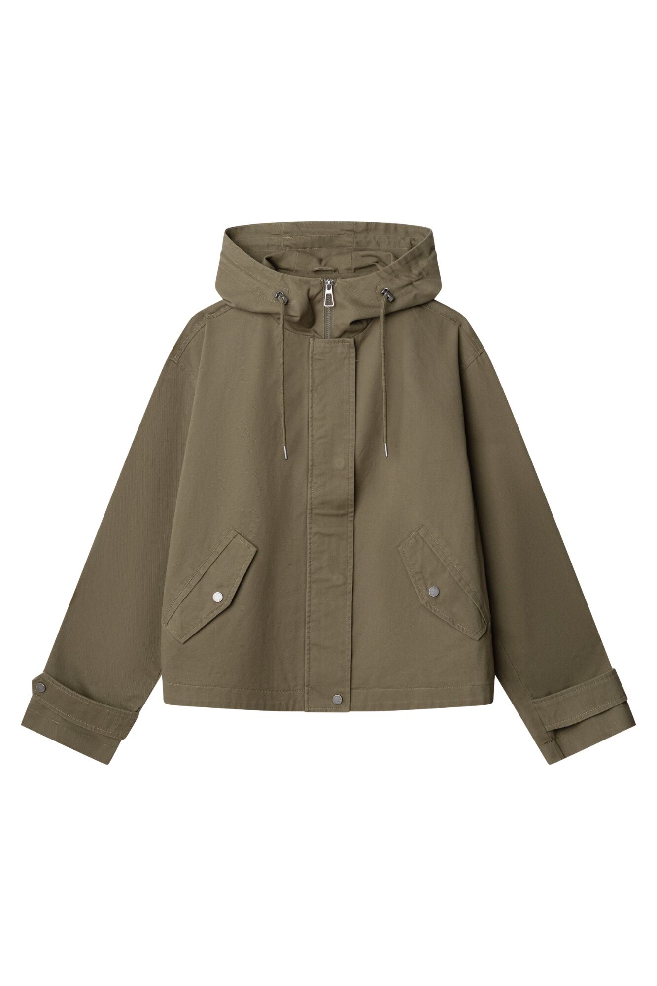 Springfield Short parka with hood and loops