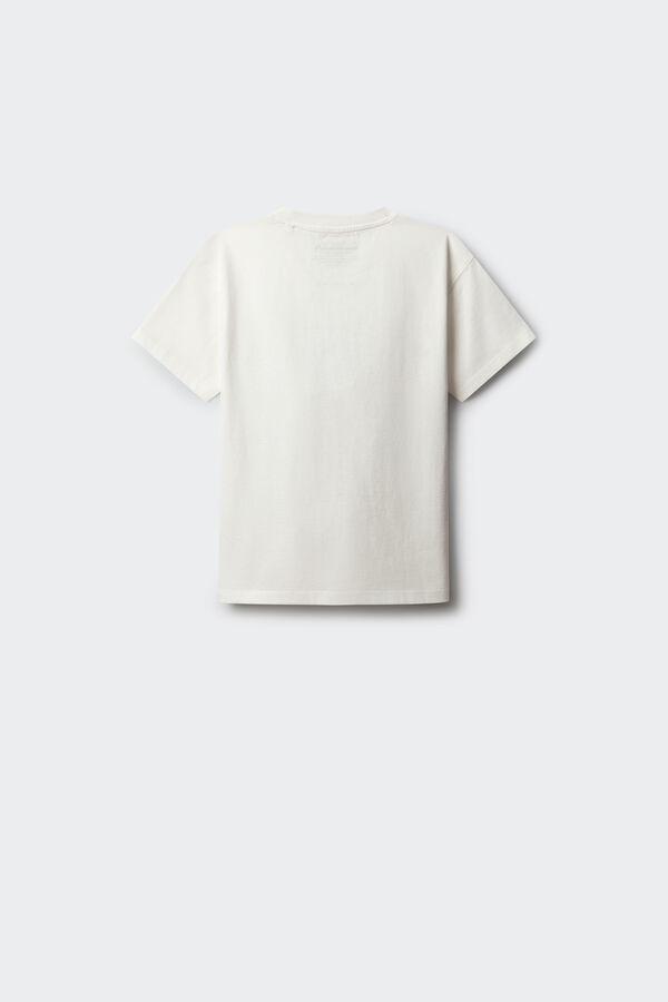 Springfield Kids Camiseta minecraft ni&ntilde;o marfil