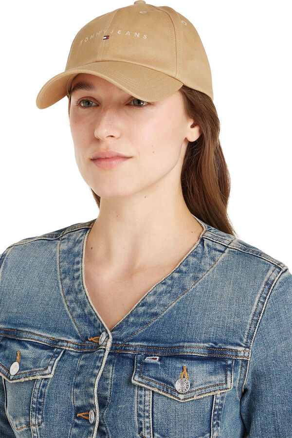 Tommy Jeans Tommy Jeans cap with front logo brown