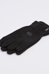 Inside Black Fleece Lined Gloves black