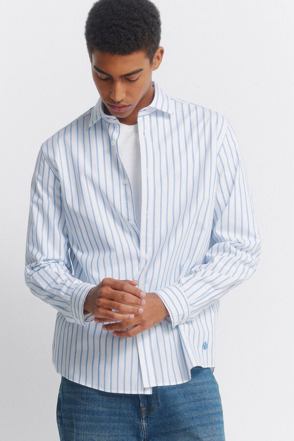Springfield Poplin shirt blue