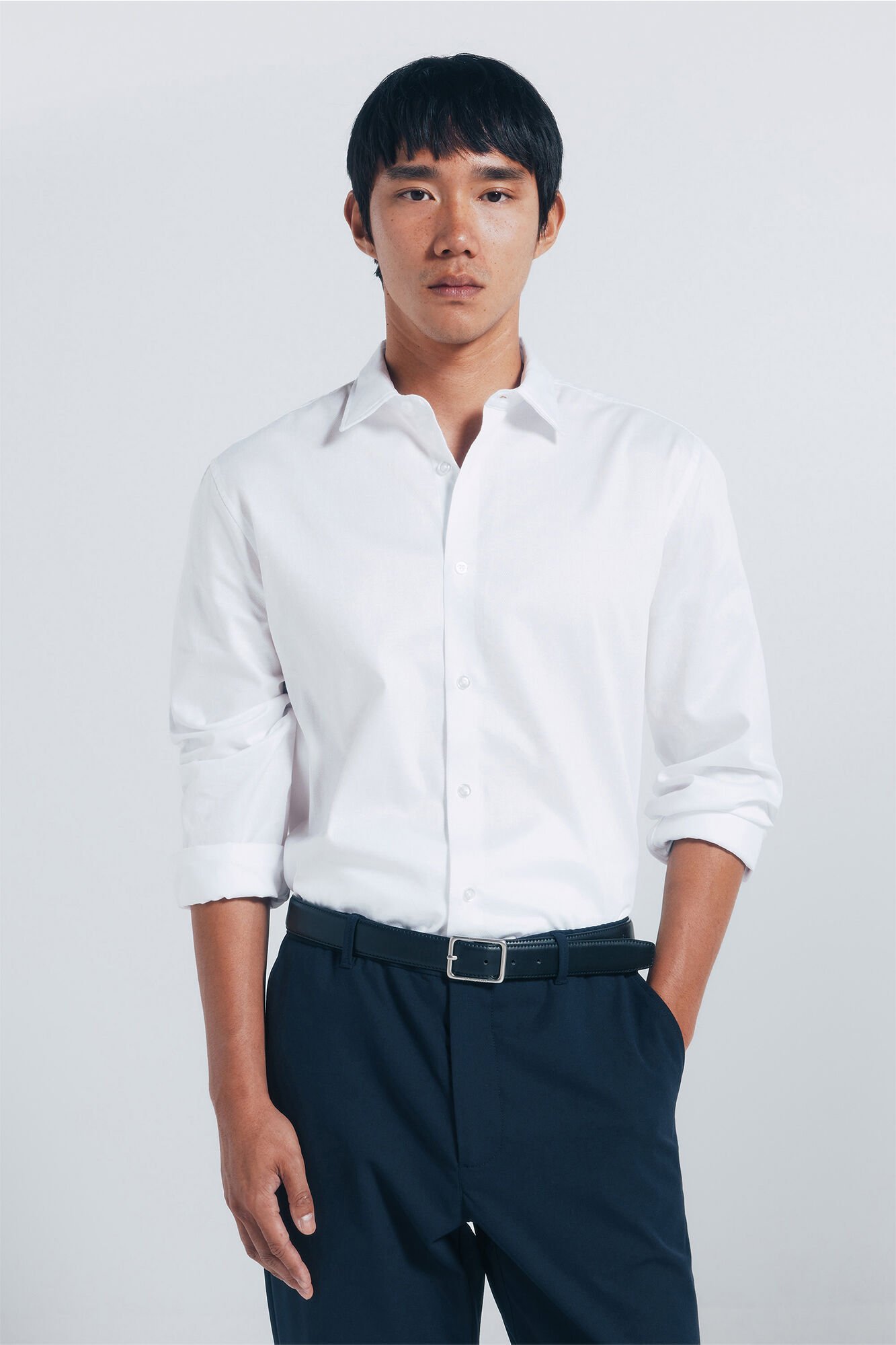 Springfield Easy care structured shirt