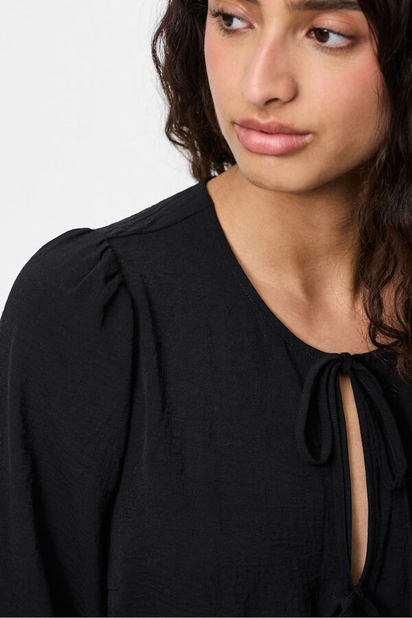 Pieces Blouse with bows  Crna