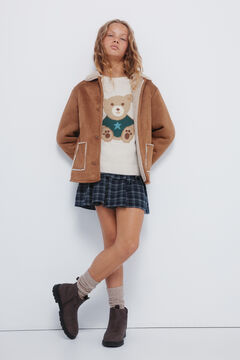 Springfield Kids Casaco dupla face para menina