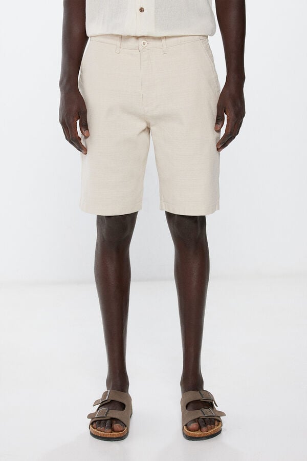 Springfield Comfort fit cotton Bermuda shorts 