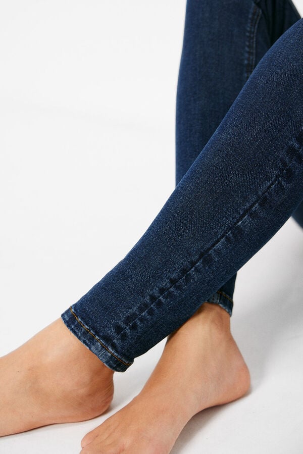 Springfield Sustainable wash push-up jeans blue