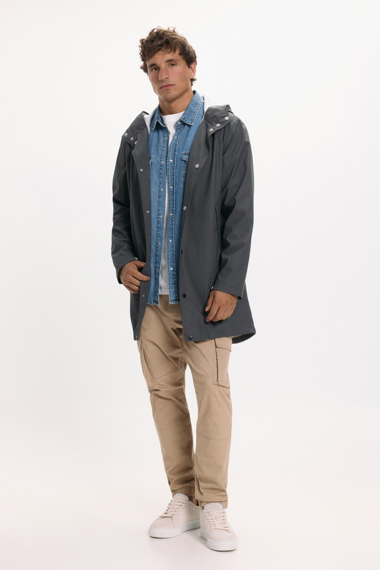 Only & Sons Regenmantel mit Kapuze