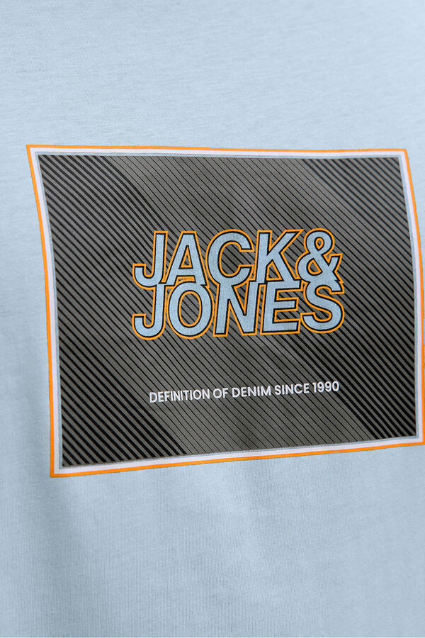 Jack & Jones PLUS Square logo T-shirt blue