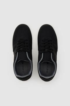 Inside Faux leather casual sneakers
