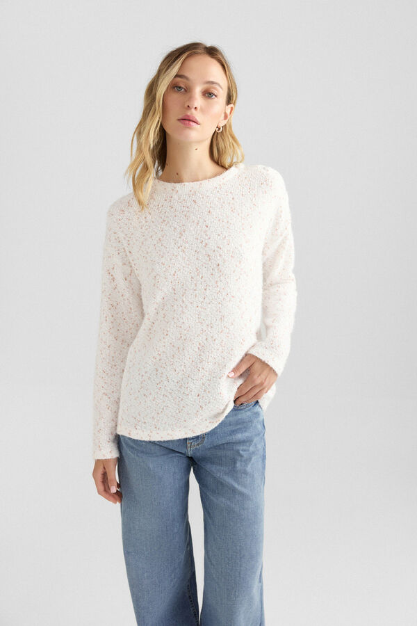 Springfield Jumper shoulder buttons beige