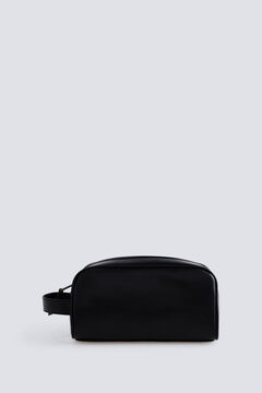 Springfield Black faux leather casual vanity case