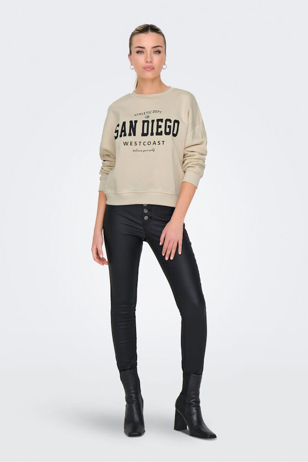 Only Round neck sweatshirt grey