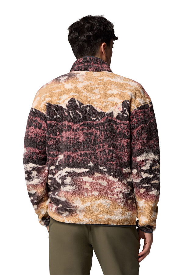 Columbia Fleece mit Druckkn&ouml;pfen Nude